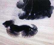 giacomo balla dynamism of a dog on a leash oil painting reproduction